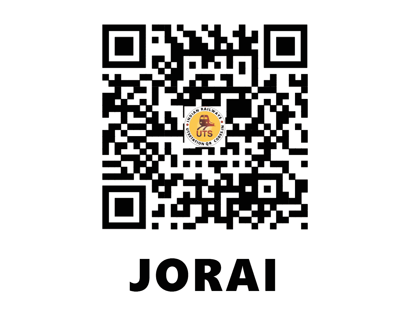 UTS QR Code for JORAI - JOQ - NF (WEST BENGAL)